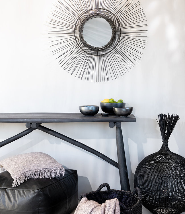 Bazar Bizar The Collectors Pouffe - Zwart - H30 cm