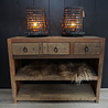 Rene Houtman Sidetable Oud Teak 3-lades L120 x D41 x H90 cm Rene Houtman Sidetable Oud Teak 3-lades L120 x D41 x H90 cm