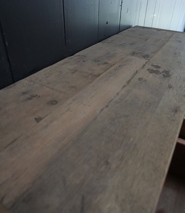 Rene Houtman Sidetable Oud Teak 3-lades L120 x D41 x H90 cm