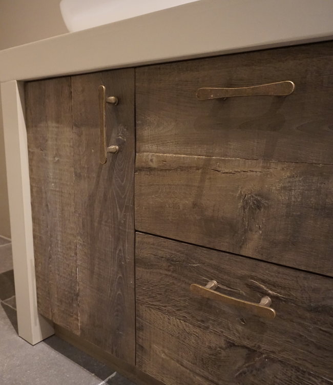 Rene Houtman Badkamermeubel Rico Robuust Eikenhout - Kies Afmeting