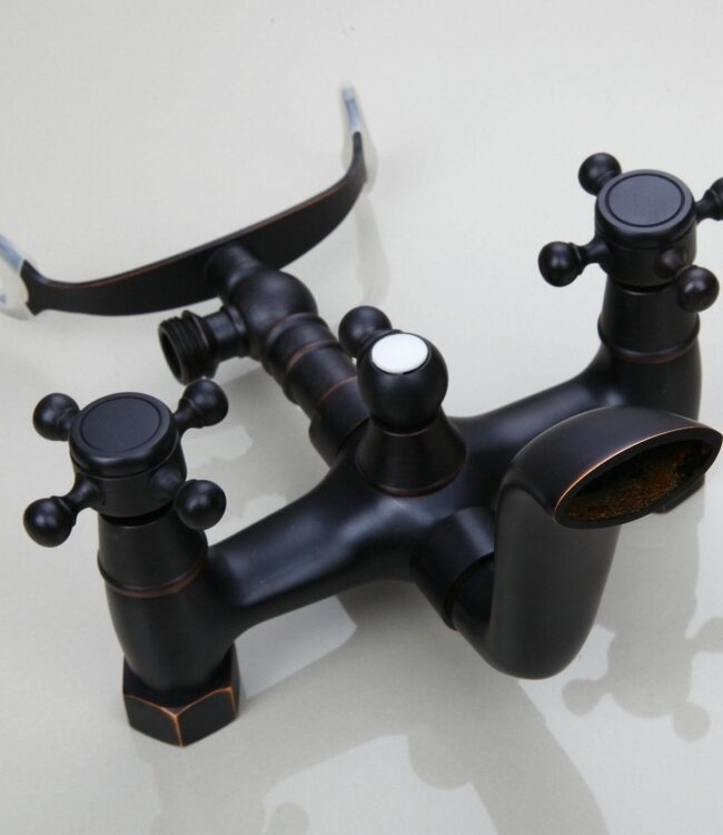 Rene Houtman Vrijstaande Badkraan - Met Handdouche