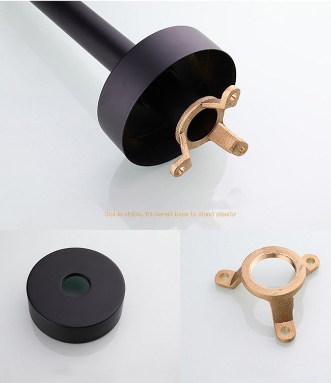 Rene Houtman Vrijstaande Olie Bronzen Badkraan - Met Handdouche