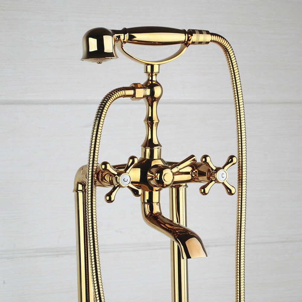 Rene Houtman Vrijstaande Gouden Badkraan - H105,5 cm