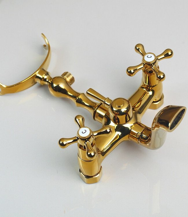 Rene Houtman Vrijstaande Gouden Badkraan - H105,5 cm