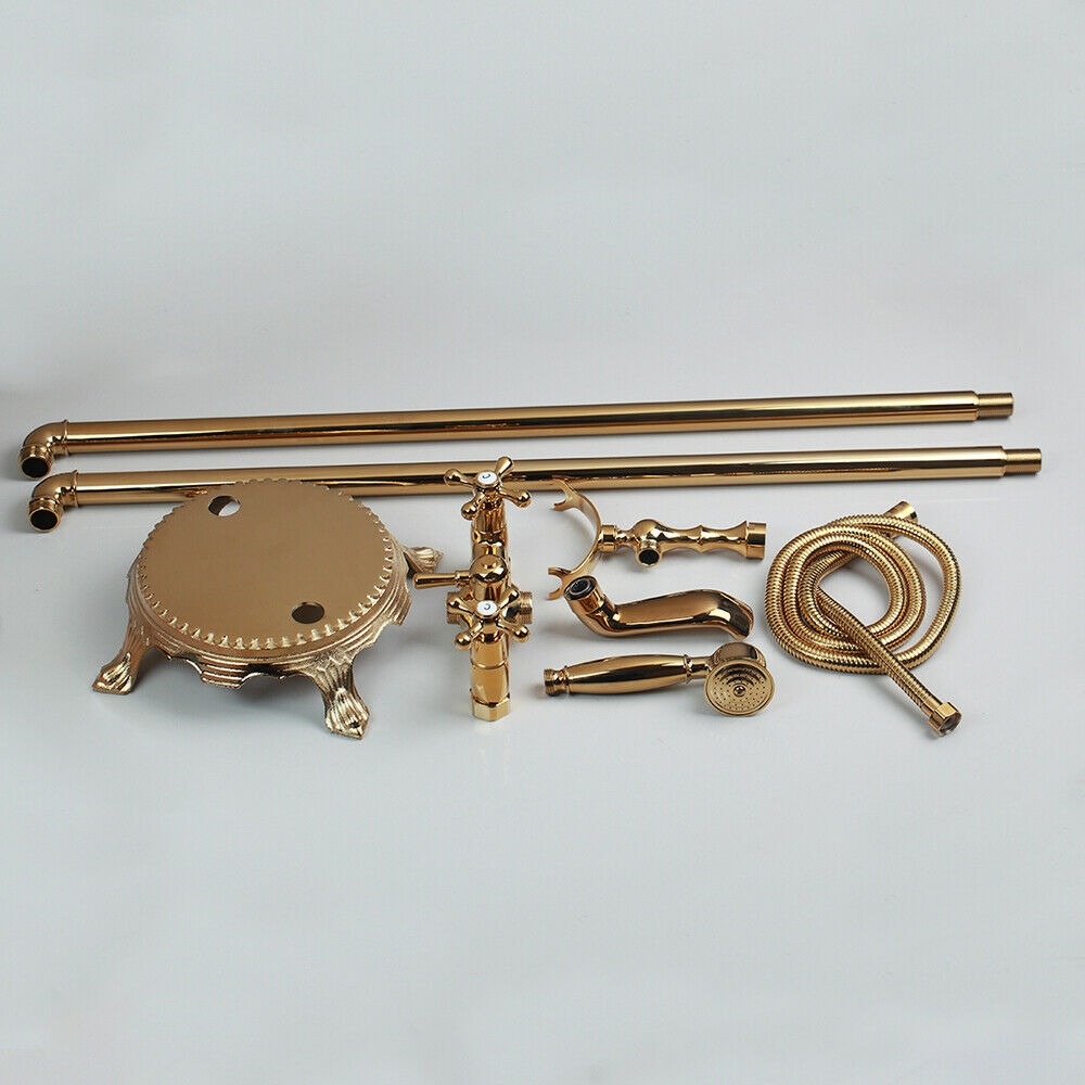 Rene Houtman Vrijstaande Gouden Badkraan - H105,5 cm