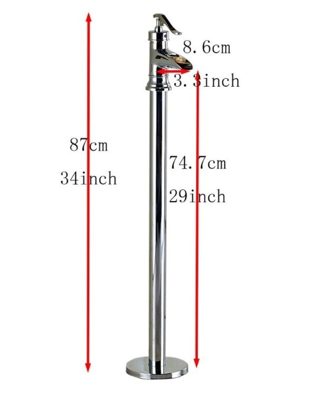 Rene Houtman Klassieke Badkraan - H87 cm