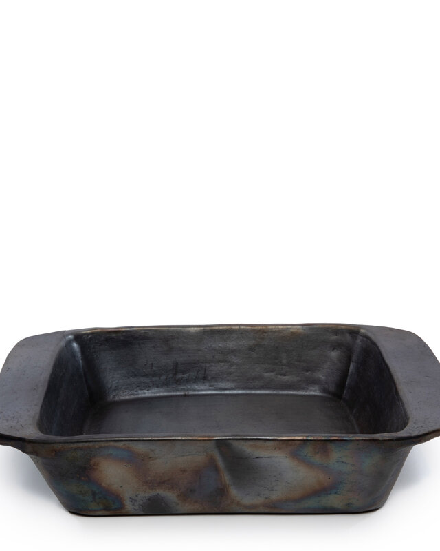 Bazar Bizar The Burned Ovenschaal - Zwart - B37 cm