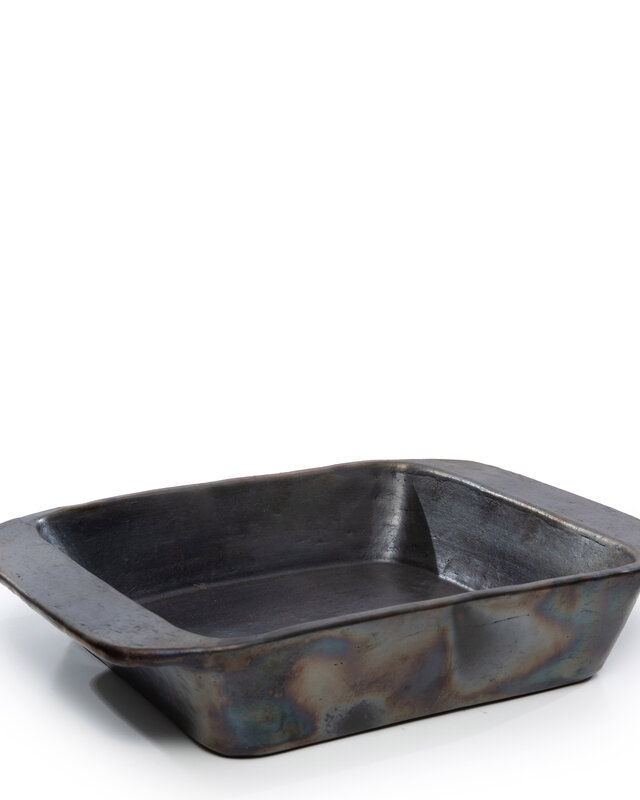 Bazar Bizar The Burned Ovenschaal - Zwart - B37 cm