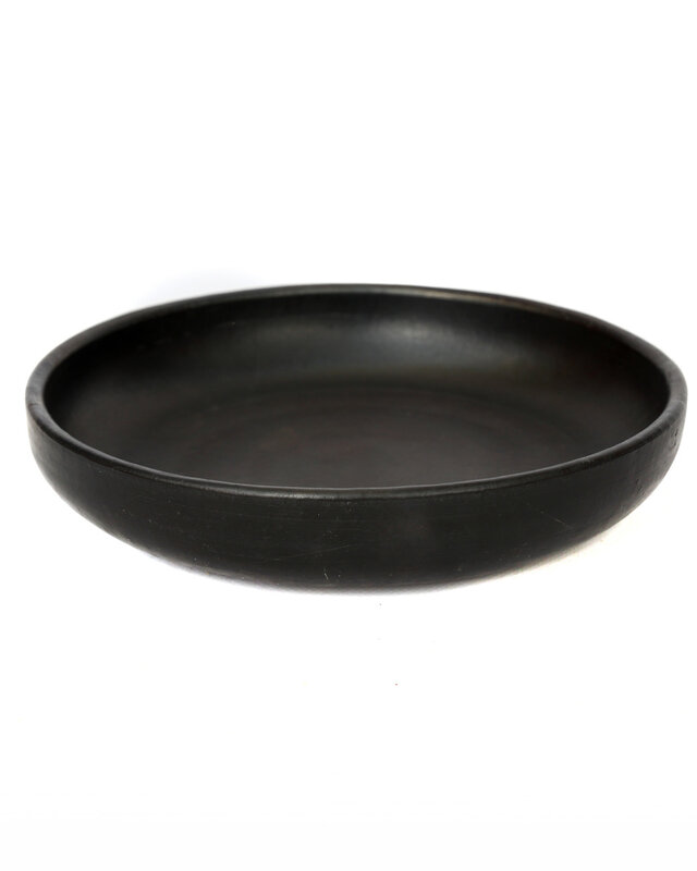Bazar Bizar The Burned Diep Bord - Zwart - H5 x B22 cm