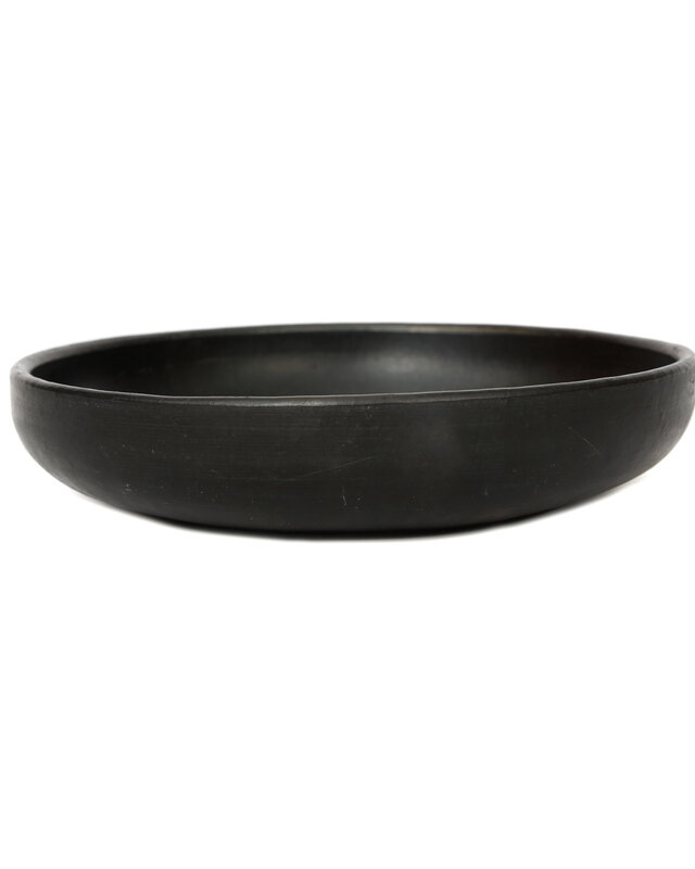 Bazar Bizar The Burned Diep Bord - Zwart - H5 x B22 cm
