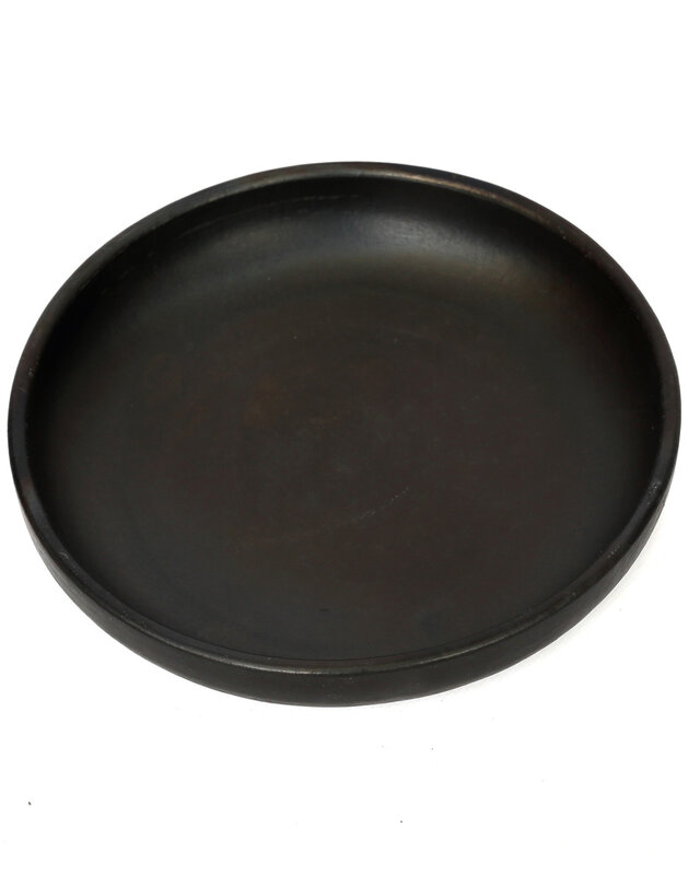 Bazar Bizar The Burned Diep Bord - Zwart - H5 x B22 cm