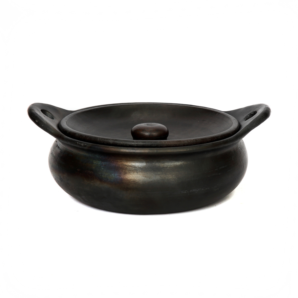 Bazar Bizar The Burned Pot - Zwart - L26 x B21 x H10 cm