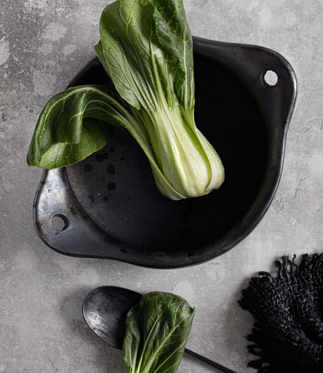 Bazar Bizar The Burned Pot - Zwart - L26 x B21 x H10 cm