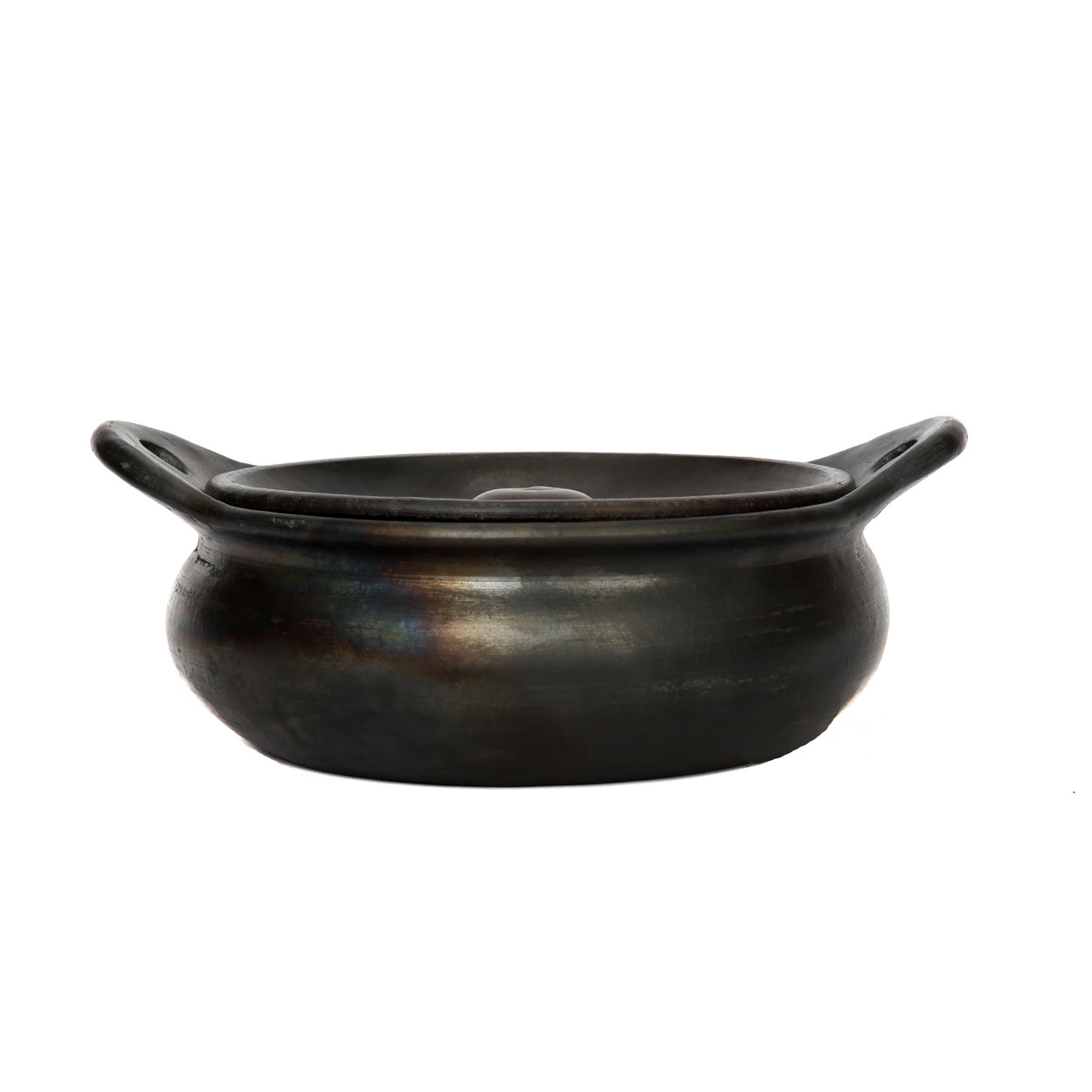 Bazar Bizar The Burned Pot - Zwart - L26 x B21 x H10 cm