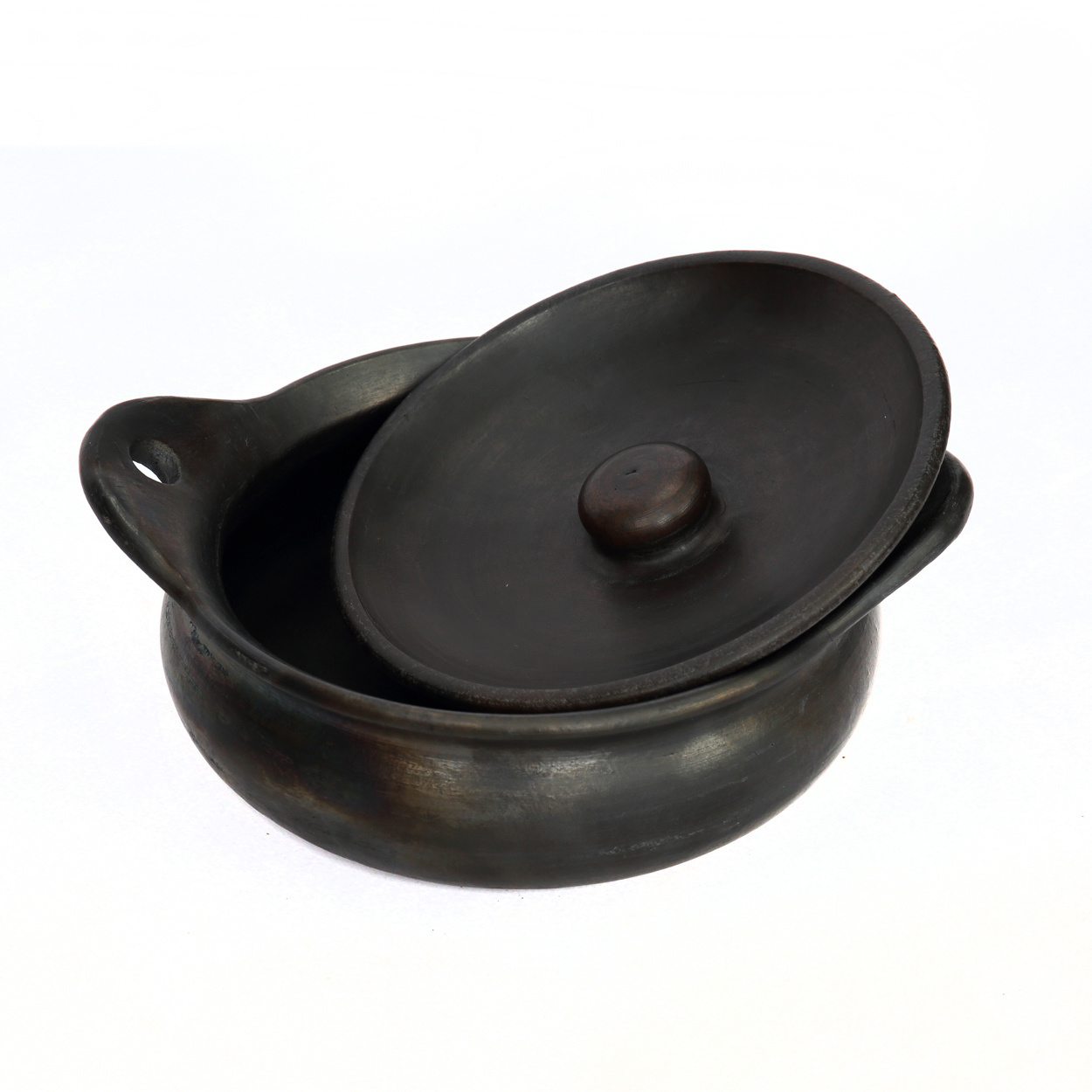 Bazar Bizar The Burned Pot - Zwart - L26 x B21 x H10 cm