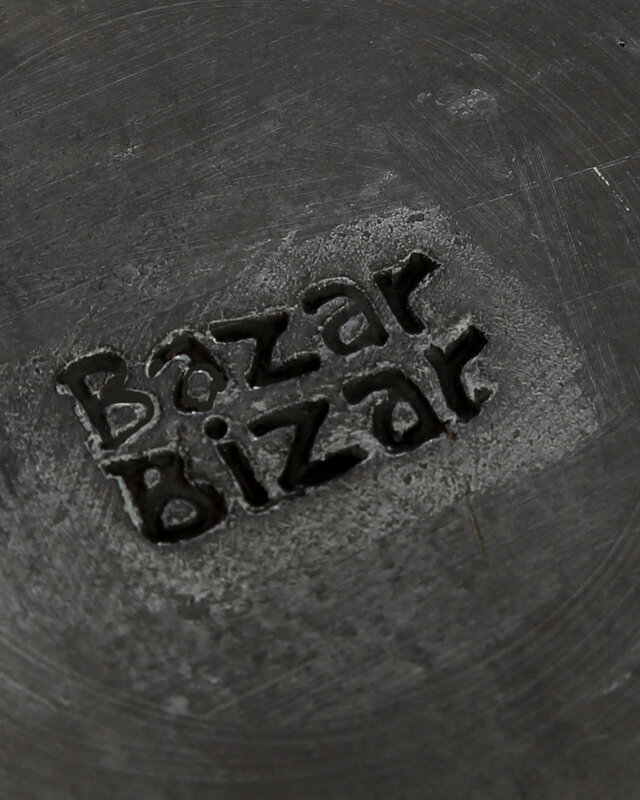 Bazar Bizar The Burned Pot - Zwart - L26 x B21 x H10 cm