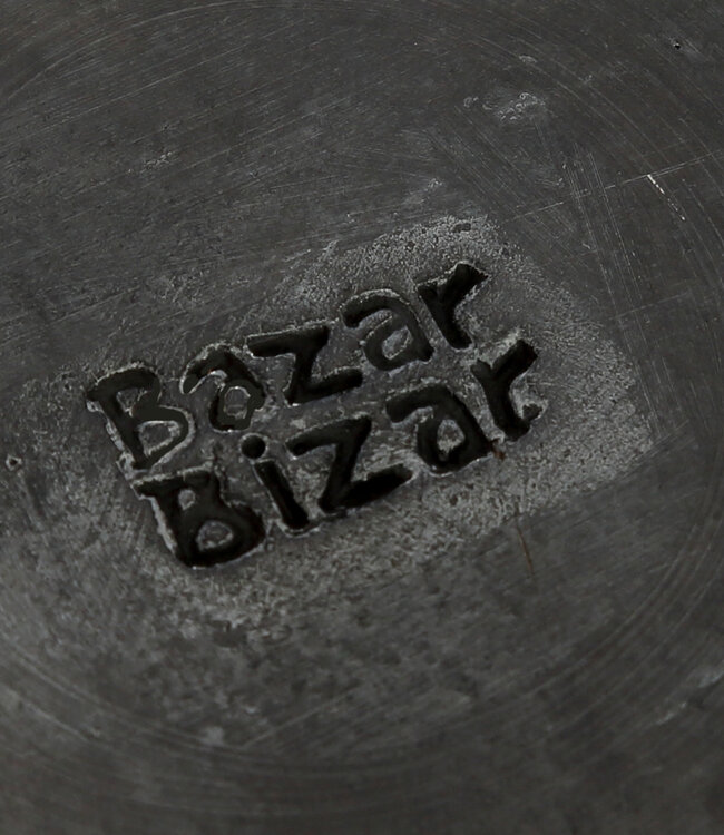 Bazar Bizar The Burned Pot - Zwart - L26 x B21 x H10 cm