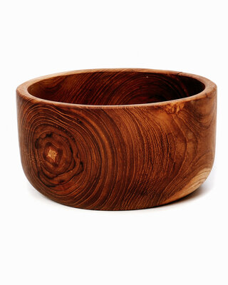 Bazar Bizar The Teak Root Saladeschaal - L15 x B15 x H8 cm
