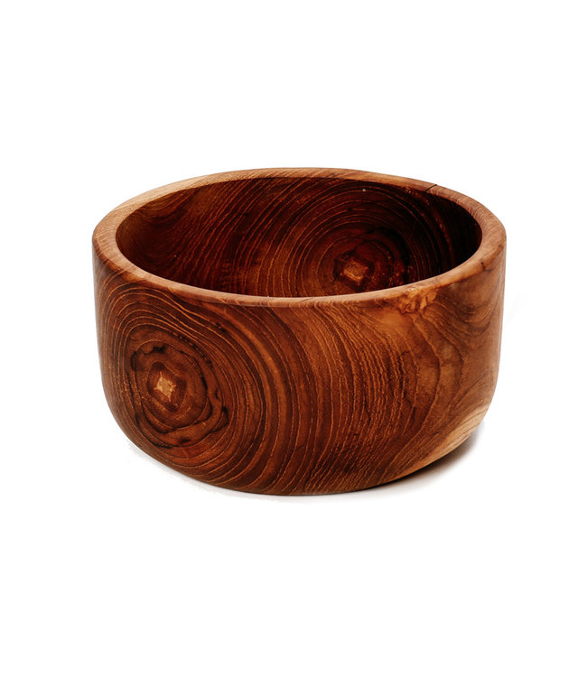 Bazar Bizar The Teak Root Saladeschaal - L15 x B15 x H8 cm