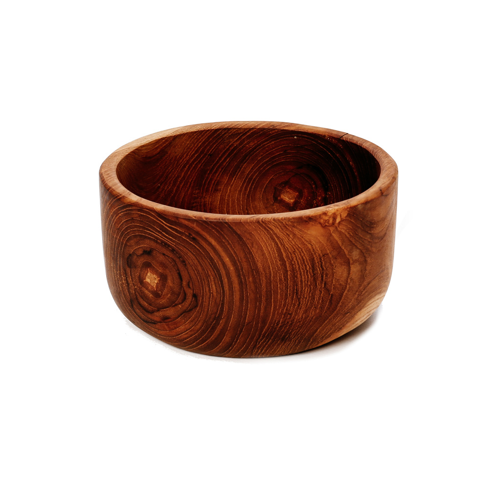 Bazar Bizar The Teak Root Saladeschaal - L15 x B15 x H8 cm