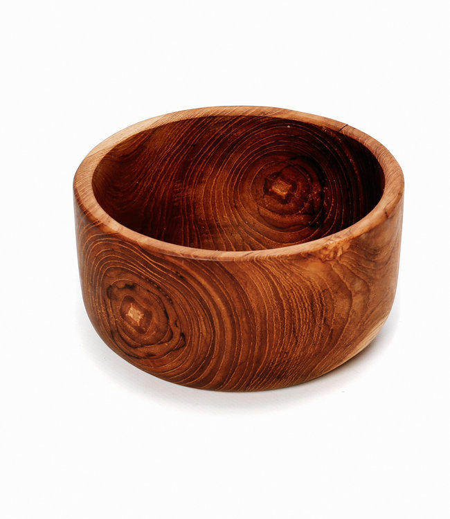 Bazar Bizar The Teak Root Saladeschaal - L15 x B15 x H8 cm