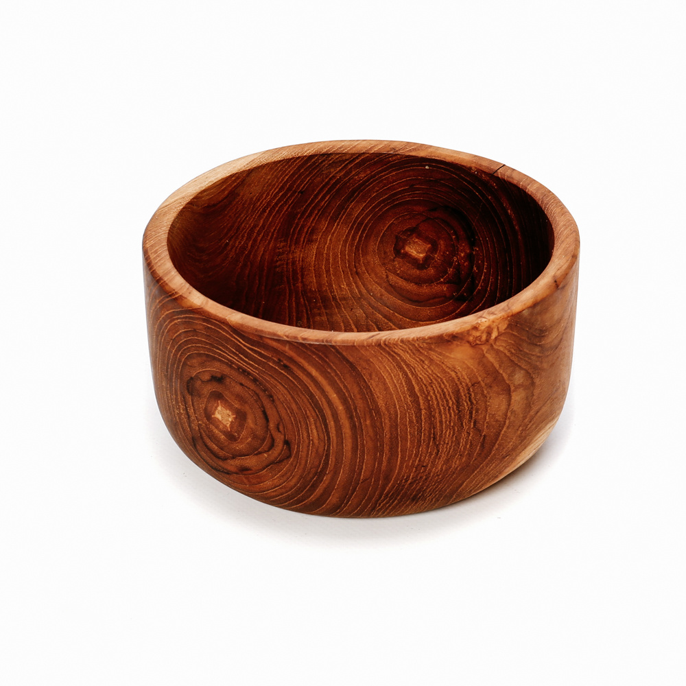 Bazar Bizar The Teak Root Saladeschaal - L15 x B15 x H8 cm
