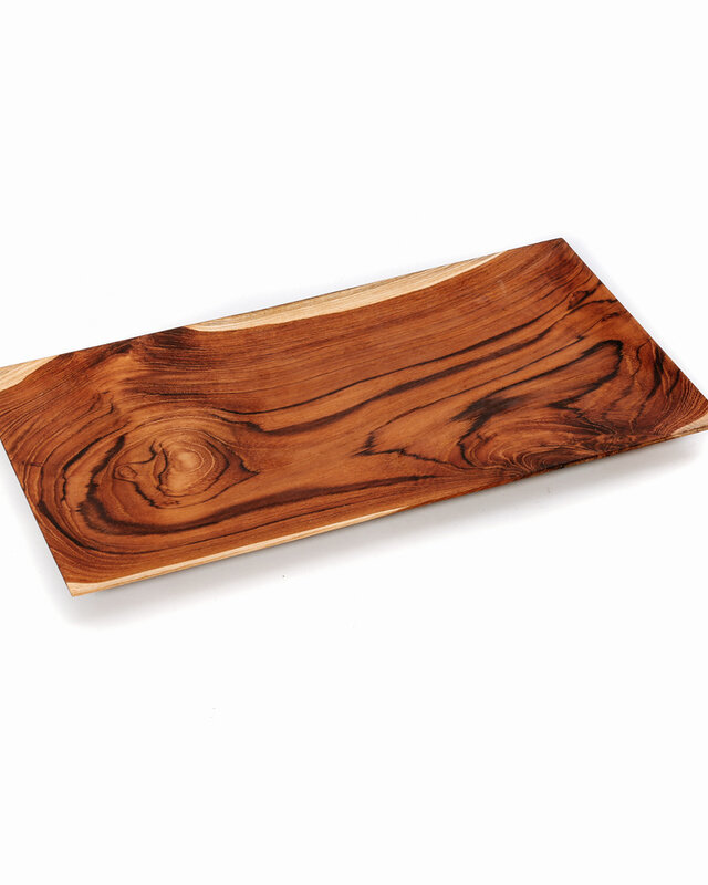 Bazar Bizar The Teak Root Sushi Bord - L - L35 x B18 cm