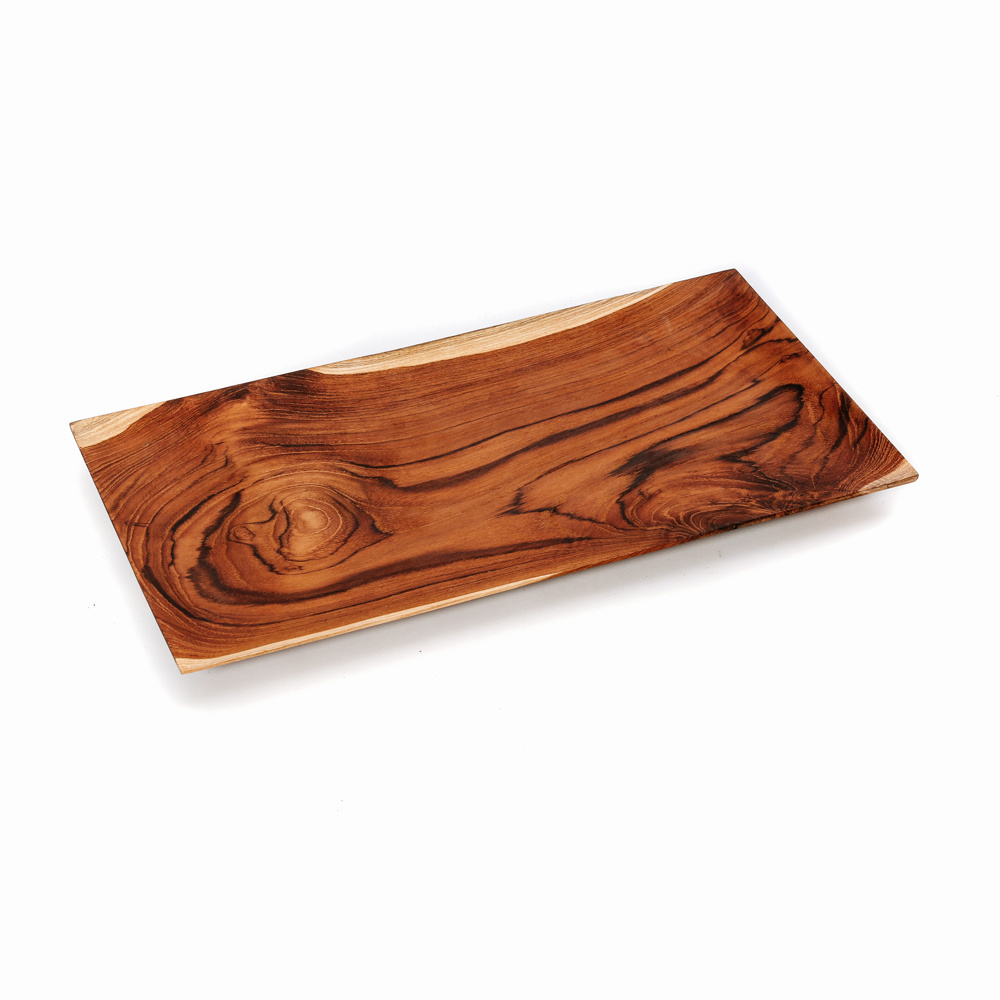 Bazar Bizar The Teak Root Sushi Bord - L - L35 x B18 cm
