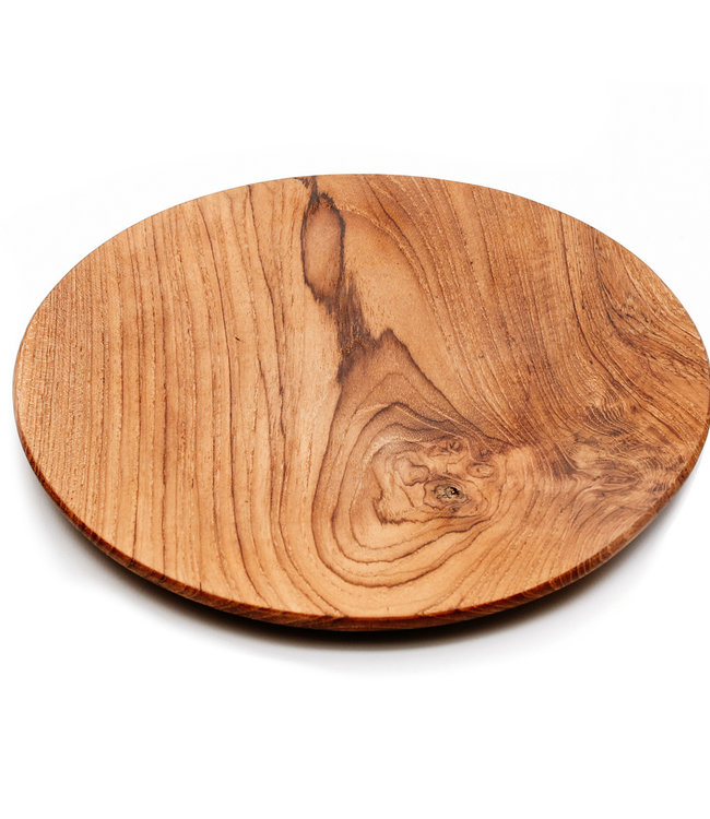 Bazar Bizar The Teak Root Rond Bord - Naturel - Meerdere Maten