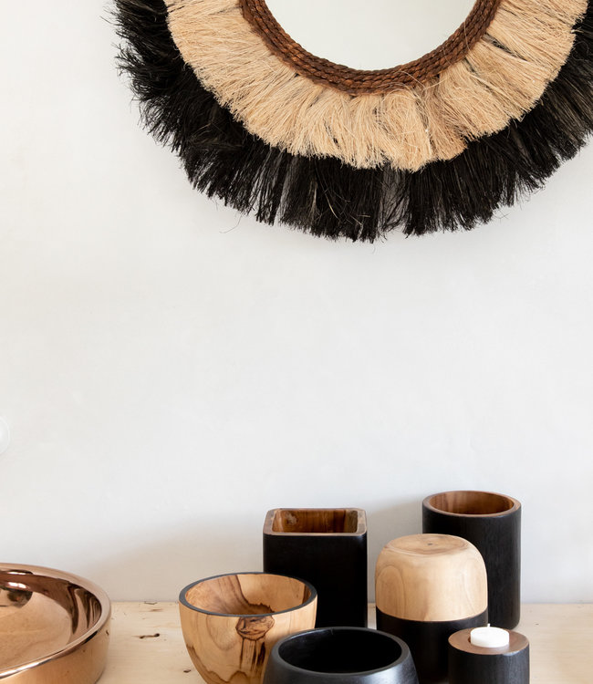 Bazar Bizar The Bondi Dubbele Kom - H14 x B12 cm