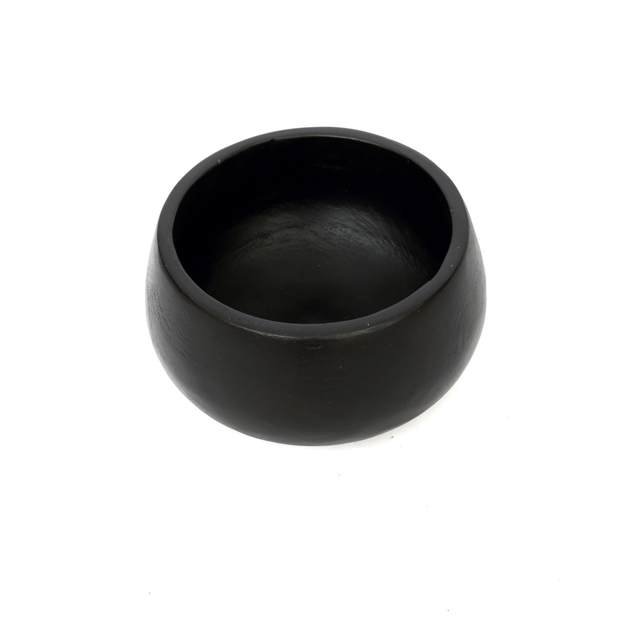 Bazar Bizar The Bondi Zwarte Kom - H9 x B15 cm