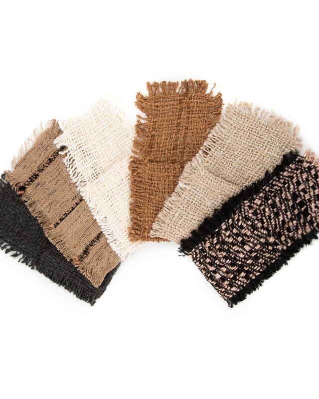 Bazar Bizar The Oh My Gee Bestekhouder - Beige - Set van 4