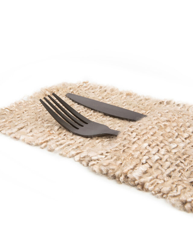 Bazar Bizar The Oh My Gee Bestekhouder - Beige - Set van 4