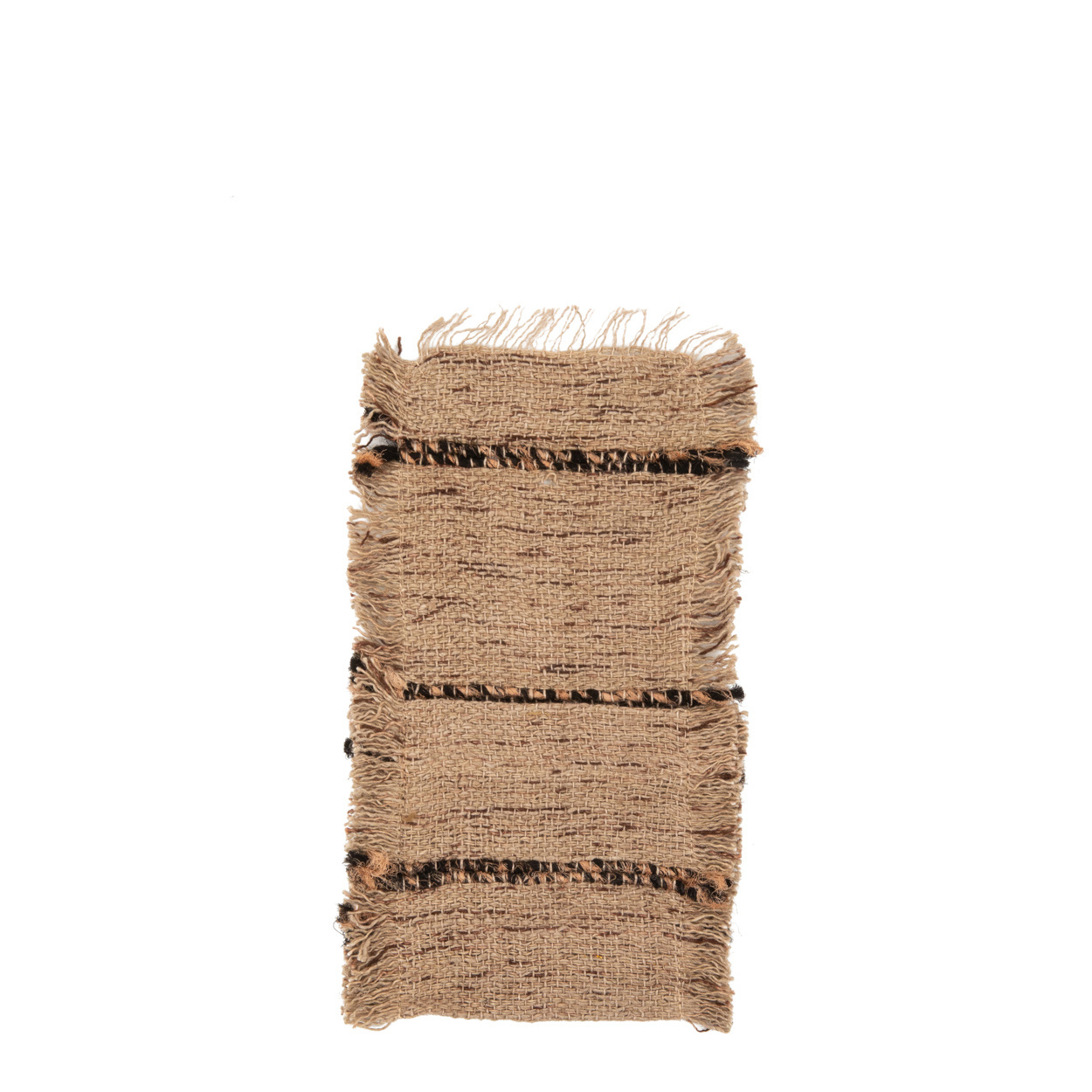 Bazar Bizar The Oh My Gee Bestekhouder - Beige Zwart - Set van 4