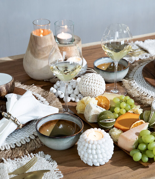 Bazar Bizar The Oh My Gee Bestekhouder - Crème - Set van 4