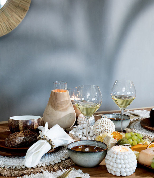 Bazar Bizar The Oh My Gee Bestekhouder - Crème - Set van 4