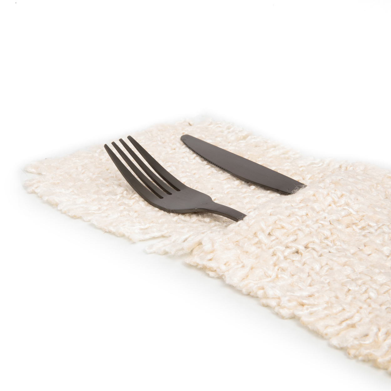 Bazar Bizar The Oh My Gee Bestekhouder - Crème - Set van 4