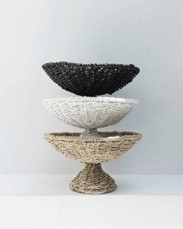 Bazar Bizar The Seagrass Fruitschaal - Naturel - H20 cm