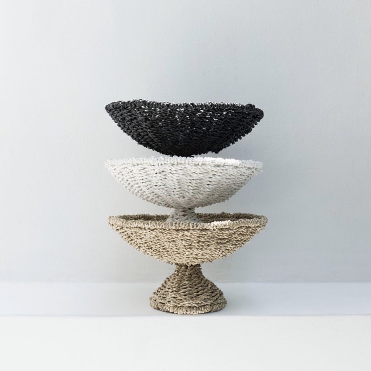 Bazar Bizar The Seagrass Fruitschaal - Naturel - H20 cm