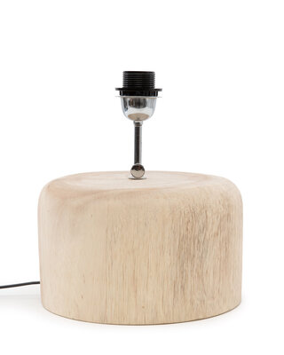 Bazar Bizar The Teak Wood Tafel Lamp Zonder Kap - H26 cm