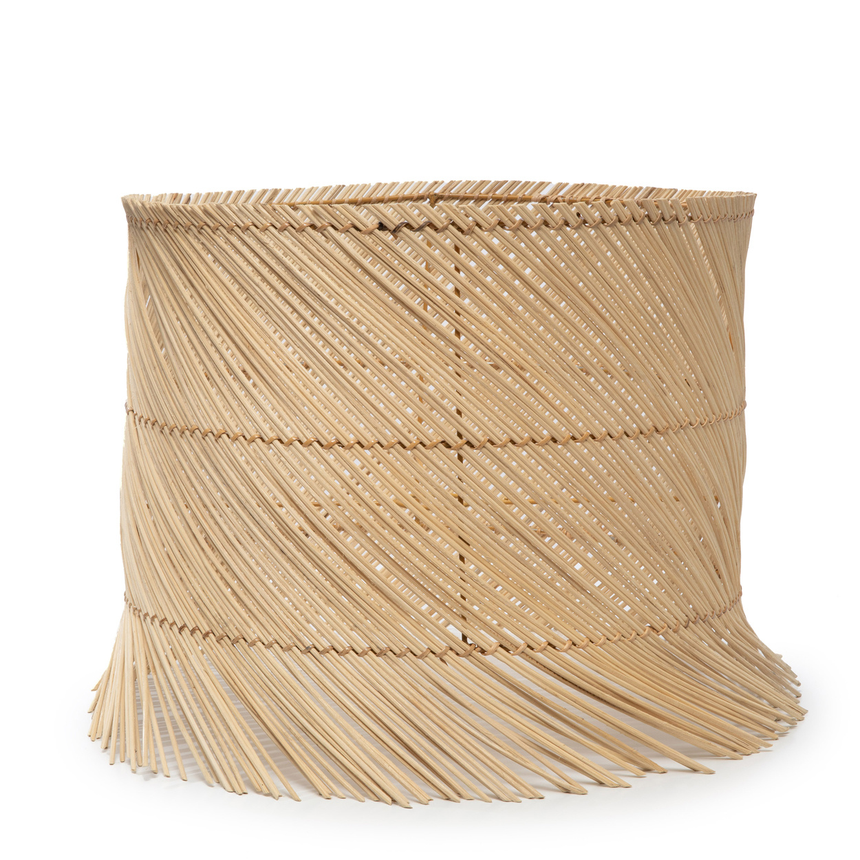 Bazar Bizar The Rattan Tafellamp Kap - Naturel - L48 x B49 x H51 cm