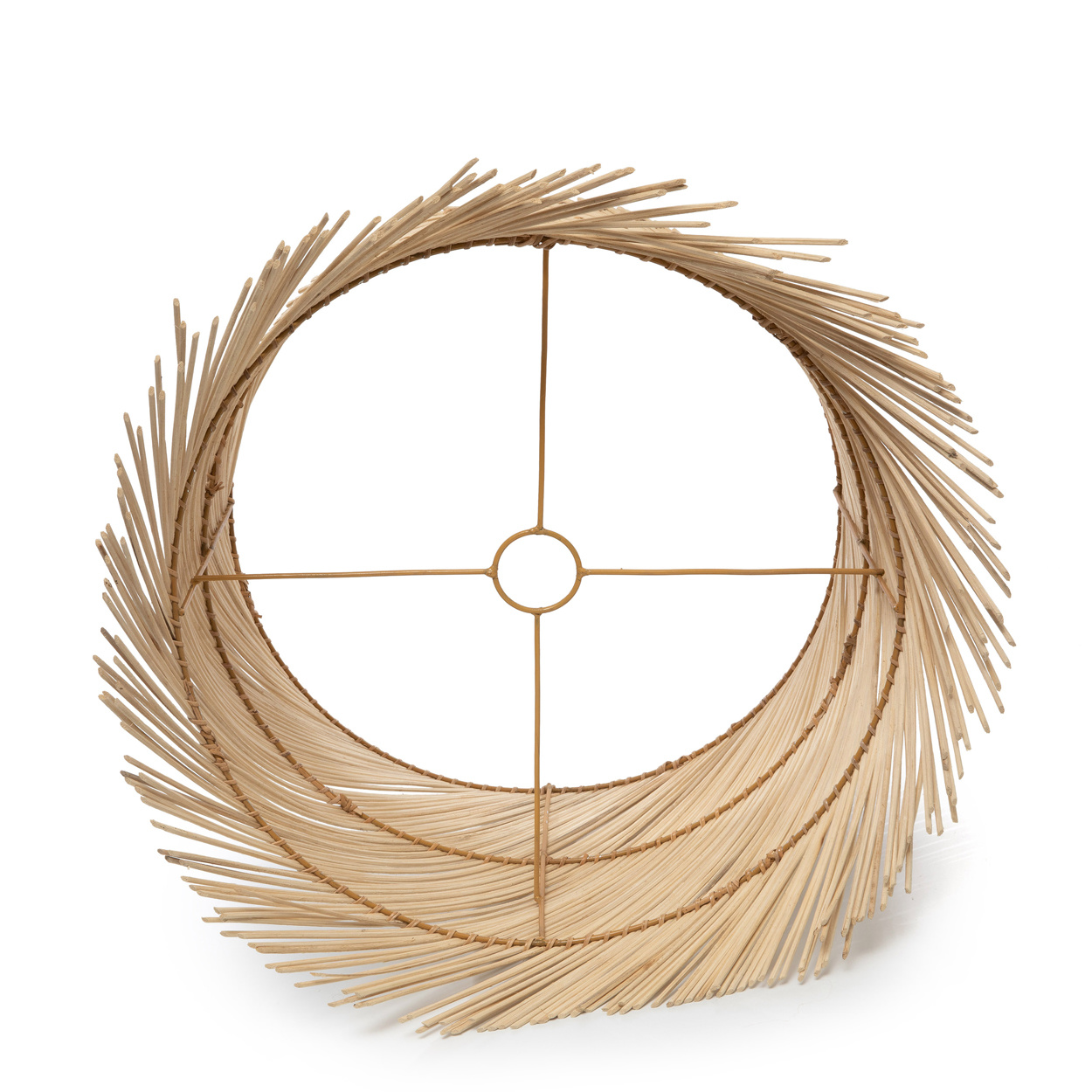 Bazar Bizar The Rattan Tafellamp Kap - Naturel - L48 x B49 x H51 cm