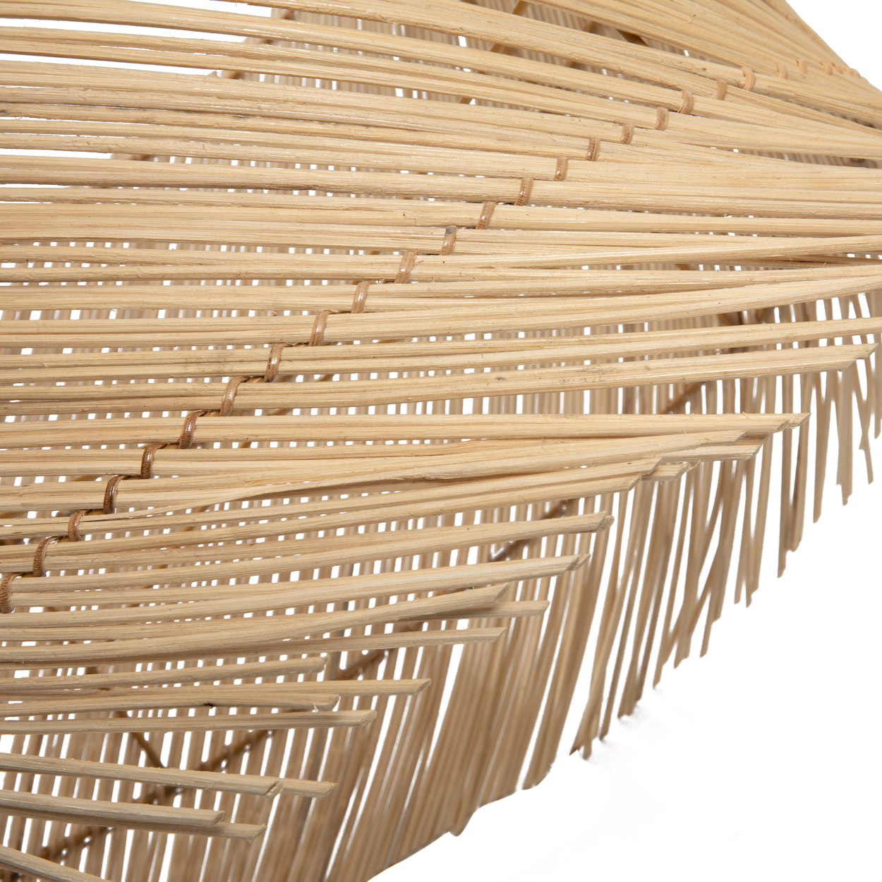 Bazar Bizar The Rattan Tafellamp Kap - Naturel - L48 x B49 x H51 cm