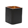 Bazar Bizar The Bondi Vaas - Zwart & Naturel - L12 x B12 x H14 cm Bazar Bizar The Bondi Vaas - Zwart & Naturel - L12 x B12 x H14 cm