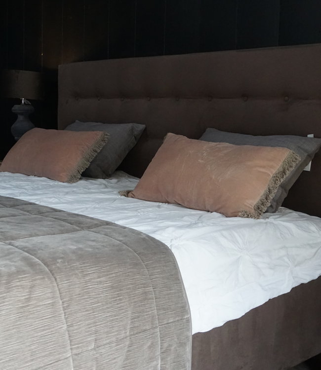 Rene Houtman Darlton Challenger Ledikant Capiton Stof Bruin