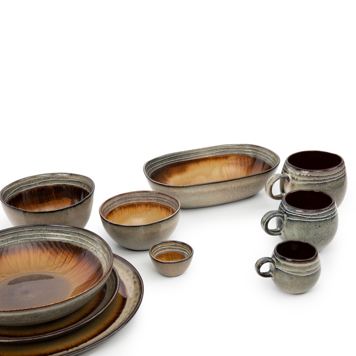 Bazar Bizar The Comporta Dinerbord - Set van 4