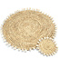 Bazar Bizar The Raffia Shell Placemat - Dia 38 cm