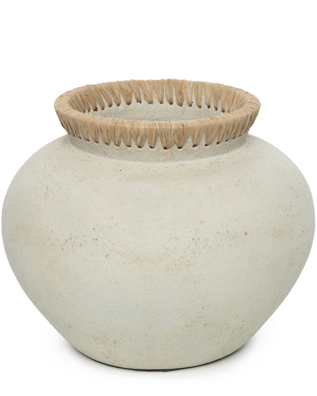 Bazar Bizar The Styly Vaas - Grijs & Naturel - Meerdere Maten