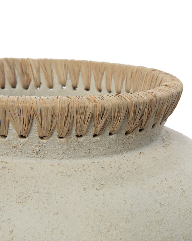 Bazar Bizar The Styly Vaas - Grijs & Naturel - Meerdere Maten