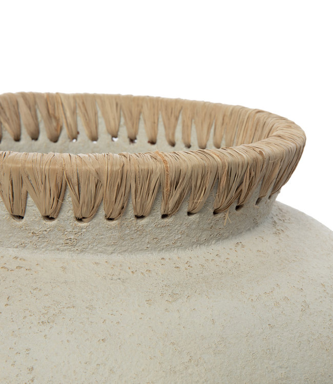 Bazar Bizar The Styly Vaas - Grijs & Naturel - Meerdere Maten